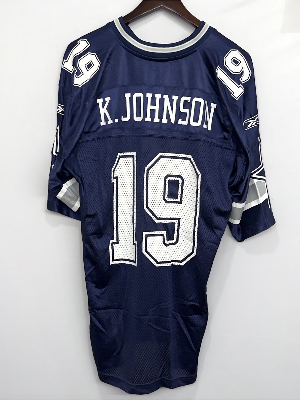 Vintage Keyshawn Johnson Dallas Cowboys #19 Jersey Youth XL Reebok NFL Shirt